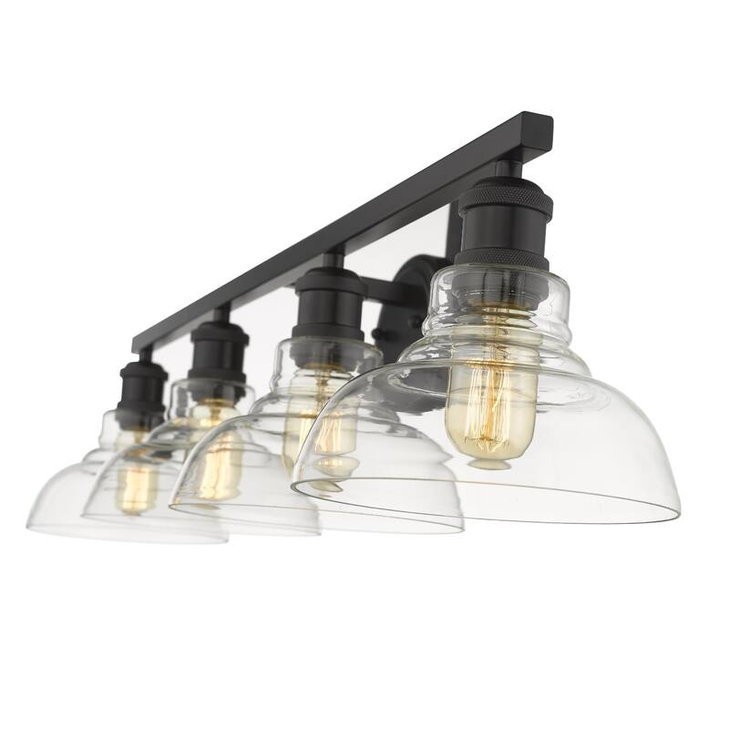 Golden Lighting Carver 4 Light 35" Wide Bathroom Vanity Light