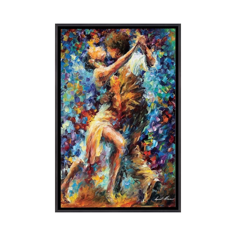 iCanvas "Internal Struggle Of Lust" by Leonid Afremov Framed - Ebony - 26x18