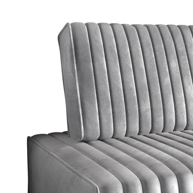 CraftPorch Contemporary Clean-Line Linen Upholstered Chair