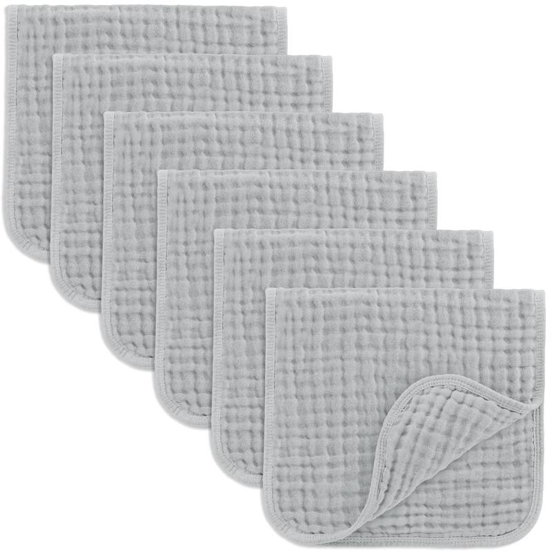 Muslin Burp Cloths for Babies by Comfy Cubs