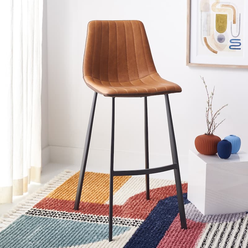 SAFAVIEH Donna 30-inch Bar Stool - 20 In. W x 19 In. D x 43 In. H - 20Wx19Dx43H