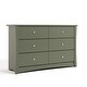 preview thumbnail 39 of 60, Storkcraft Crescent 6 Drawer Chest - Durable, Stylish, and Elegant Storage Solution with 6 Spacious Drawers Green