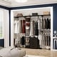 preview thumbnail 13 of 38, 96'' Wide Heavy-duty Closet Organizer, Walk-in Closet System with Drawers and Tower Kit
