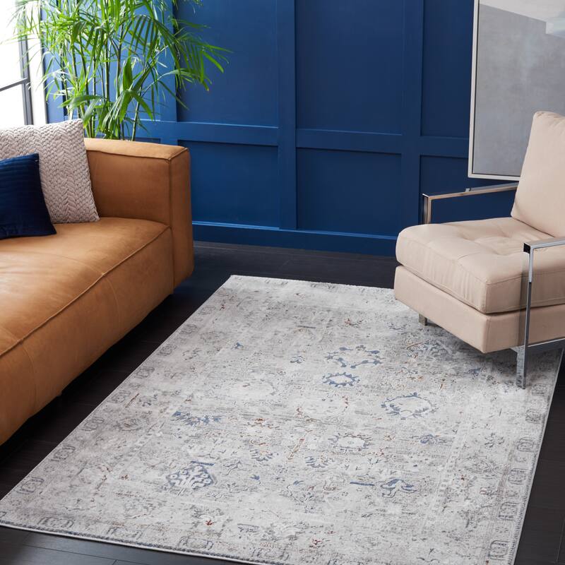 SAFAVIEH Craft Annegie Modern Rug - 4'5" x 6'5" - Grey/Blue