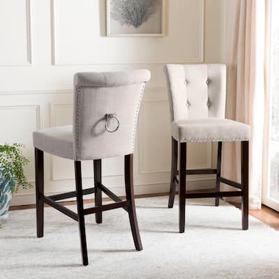 SAFAVIEH Rosalba 30-inch Bar Stool (Set of 2) - 20" x 26.5" x 44.5" - 20" x 26.5" x 44.5" - 20Wx27Dx45H