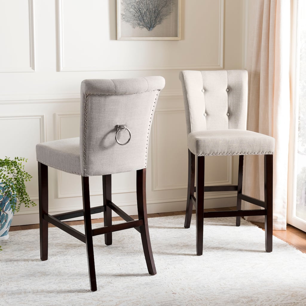 SAFAVIEH Rosalba 30-inch Bar Stool (Set of 2) - 20" x 26.5" x 44.5" - 20" x 26.5" x 44.5" - 20Wx27Dx45H