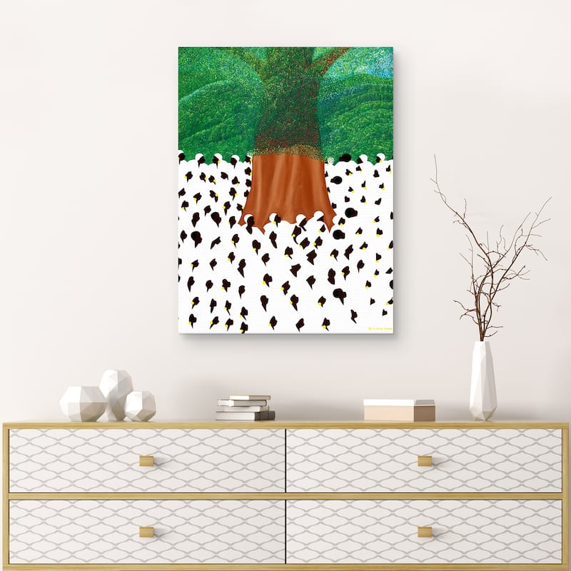 Souvenance The Sacred Mapou Tree by Synthia SAINT JAMES Canvas Art Print