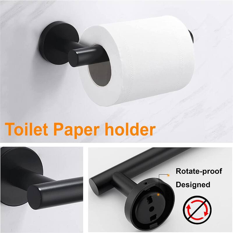 Interbath 3 Pieces Bathroom Hardware Accessories Set