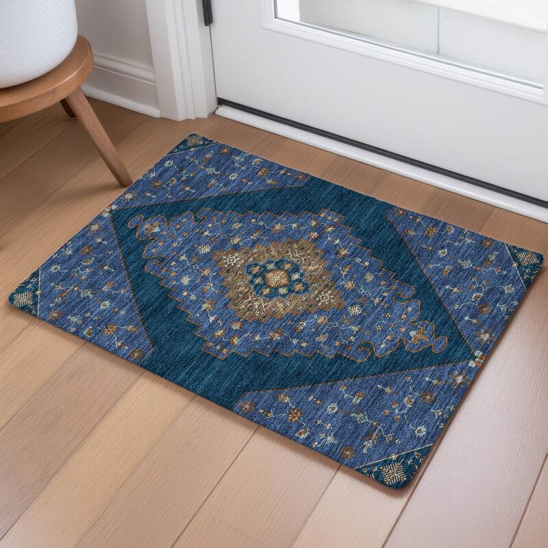 Machine Washable Indoor/ Outdoor Global Marrakesh Chantille Rug