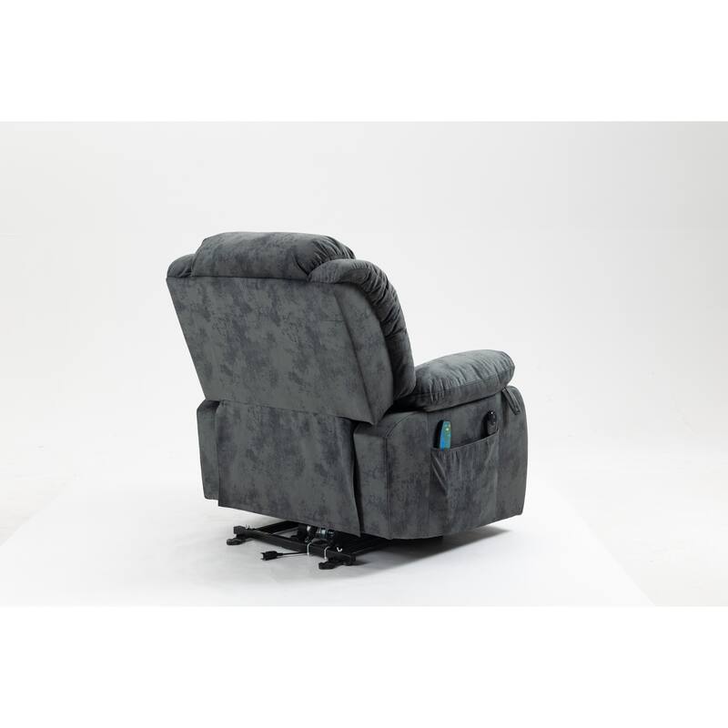 Power Lift Recliner Chair with Massage & Heating, Ergonomic Lounge Sofa Chair, Electric Massage Chair with USB Port