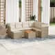 Option Beige-3x middle+table+3x corner
