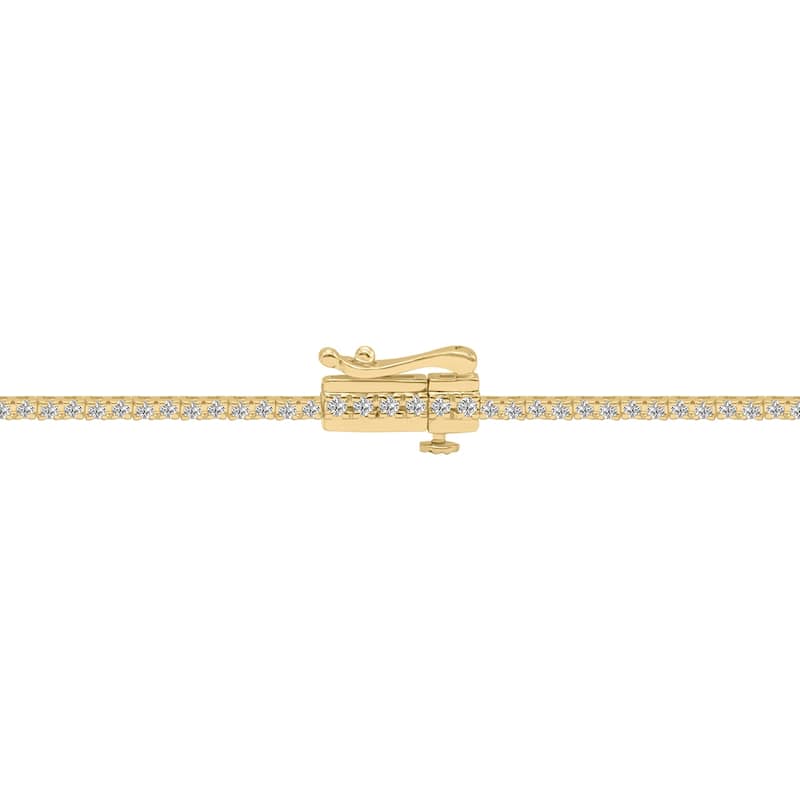 Marquee 1 Carat TW Lab Grown Diamond Tennis Bracelet in 14K Yellow Gold