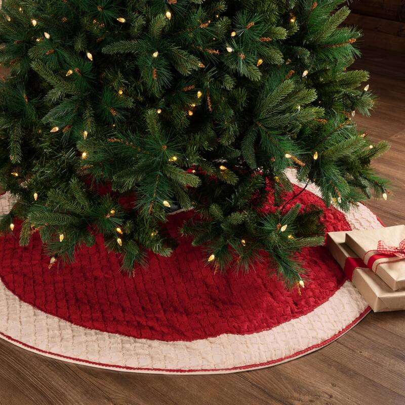 Chenille Christmas Tree Skirt