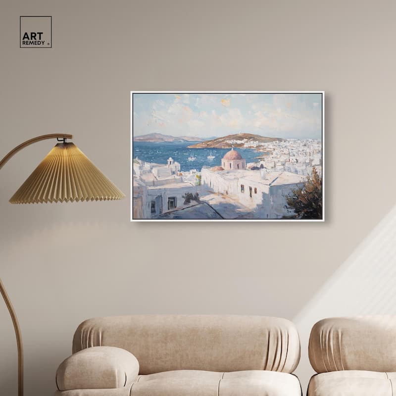 Early Morning Greece Canvas by Art Remedy