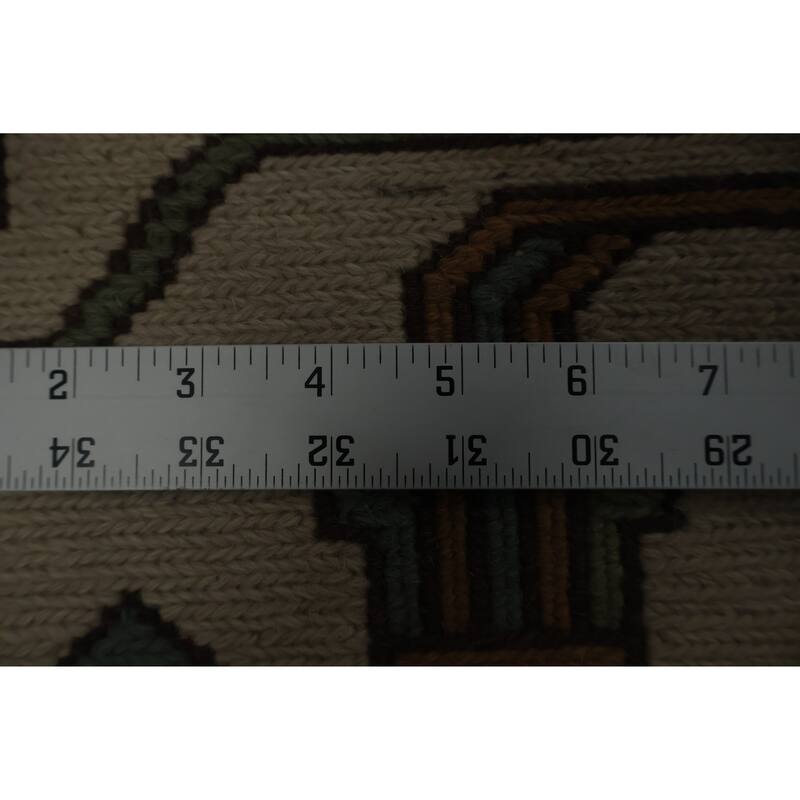 Hand Knotted Oriental 100% Wool Carpet Traditional Medallion Green Sumak Area Rug - 9' 9'' X 7' 11''