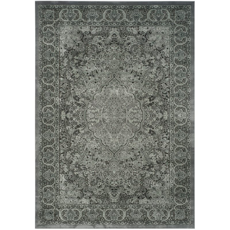 SAFAVIEH Paradise Beatrix Modern Viscose Rug - 8' x 11'2" - Light Grey/Anthracite