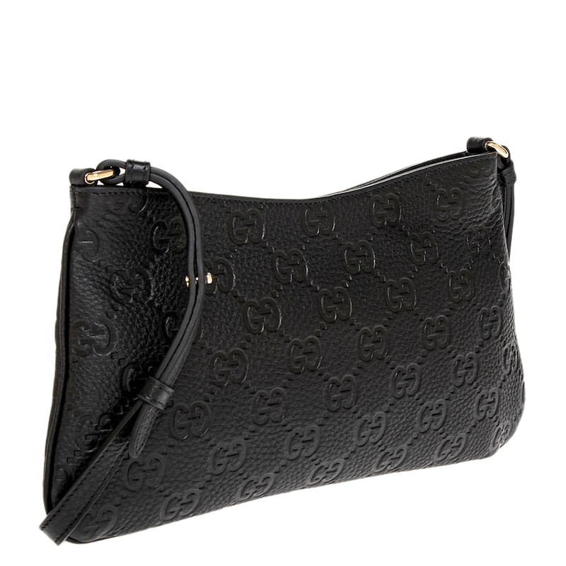 Gucci GG Emblem Medium Shoulder Bag
