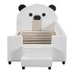 preview thumbnail 18 of 49, Twin Daybed with Bear Headboard and Hydraulic Storage System White - Twin