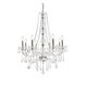preview thumbnail 3 of 6, Verona 8-Light 28 in. Chandelier (Available in Chrome and Gold)