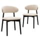 preview thumbnail 29 of 27, Modern Solid Wood Dining Chair with Upholstered Seat by GDFStudio