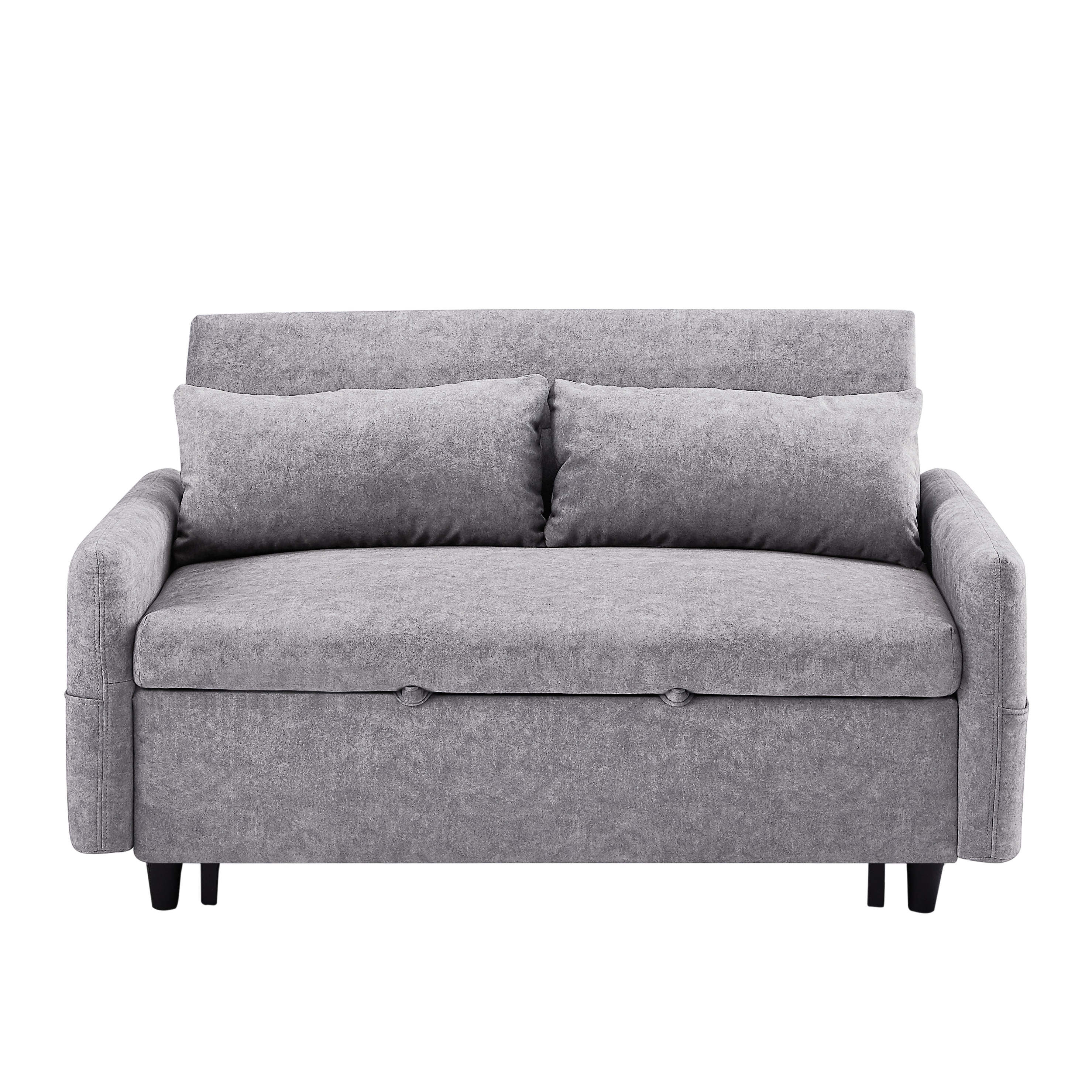 Grey 2 seater sofa bed best sale