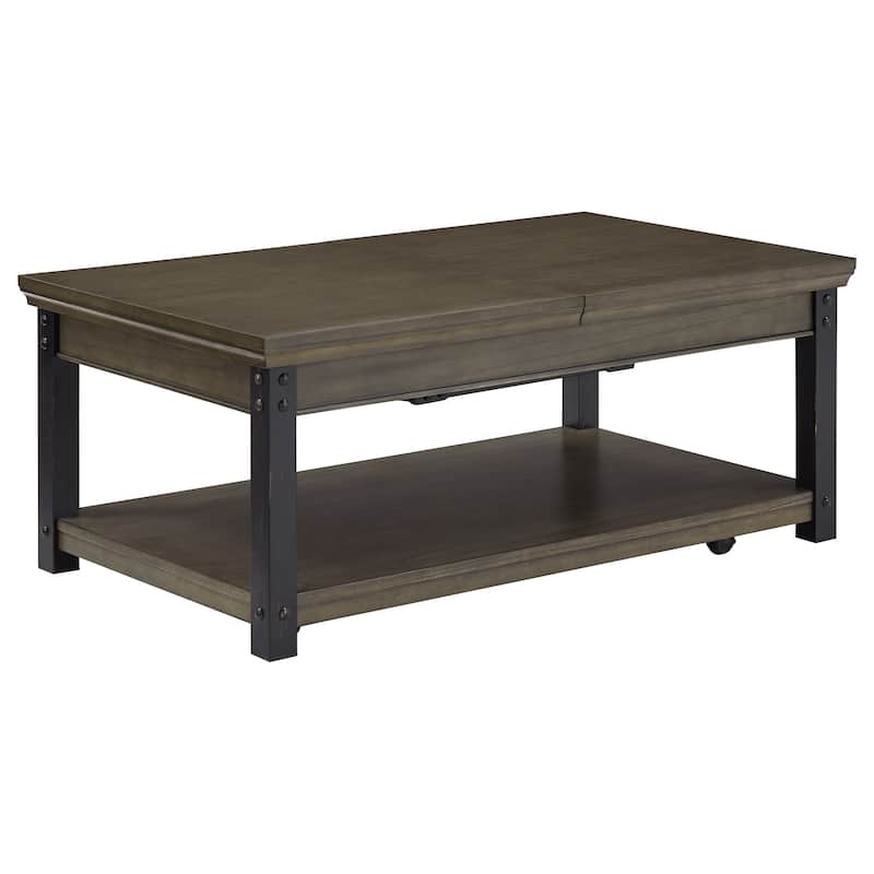 Richter Wood Finish Table Set by iNSPIRE Q Classic - Coffee Table - Antique Grey