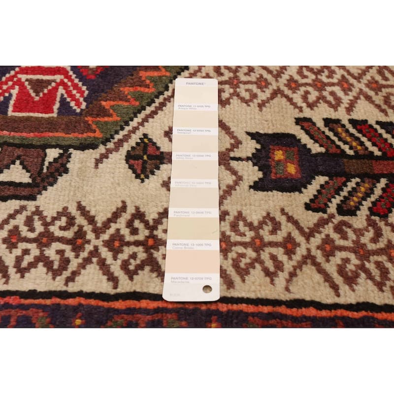 ECARPETGALLERY Hand-knotted Konya Anatolian Cream Wool Rug - 3'3 x 5'5