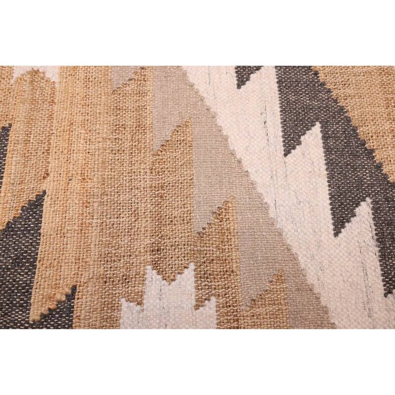 ECARPETGALLERY Flat-Weave Palas Denizli Tan Kilim - 5'4 x 7'6