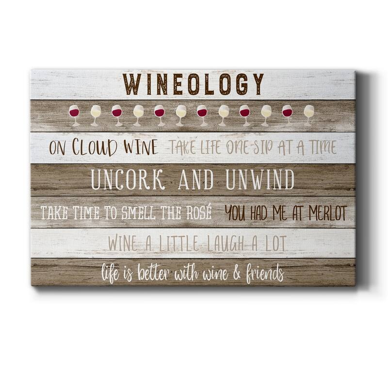 Wineology Premium Gallery Wrapped Canvas - Ready to Hang