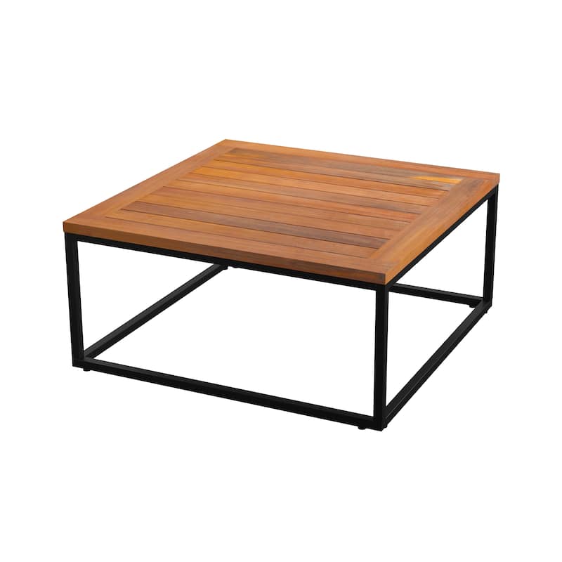SEI Furniture Tara Square Acacia Wood Coffee Table