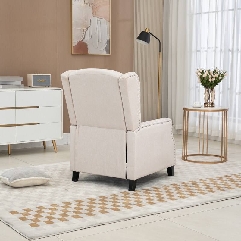 Modern Comfortable Upholstered Leisure Recliner Chair for Living Room ...