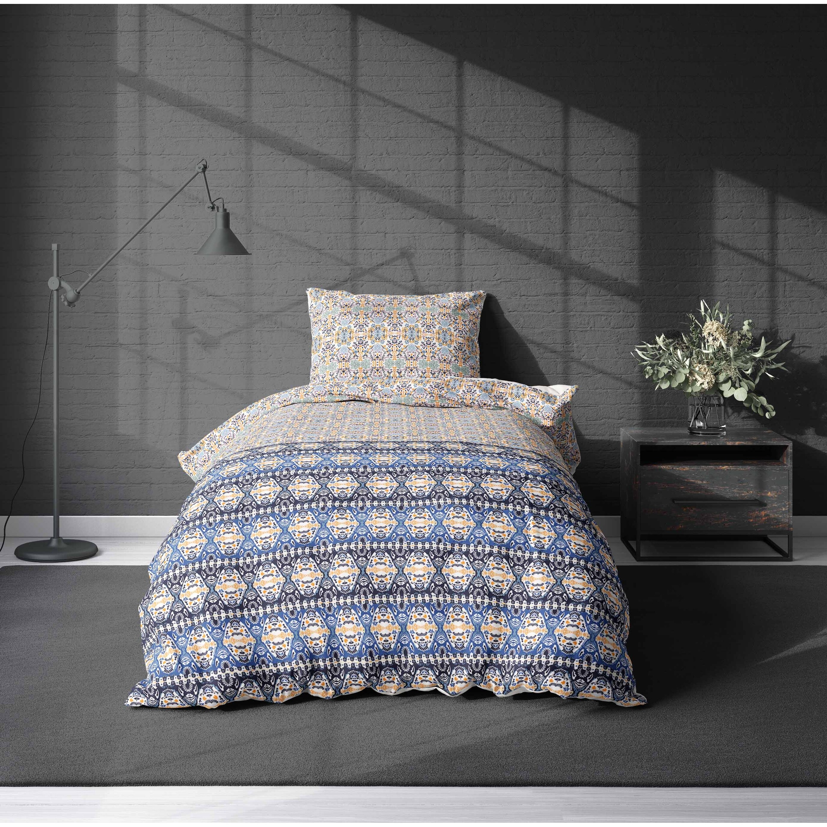 Shalimar Diamond Sham in Yellow, Green, White - Bed Bath