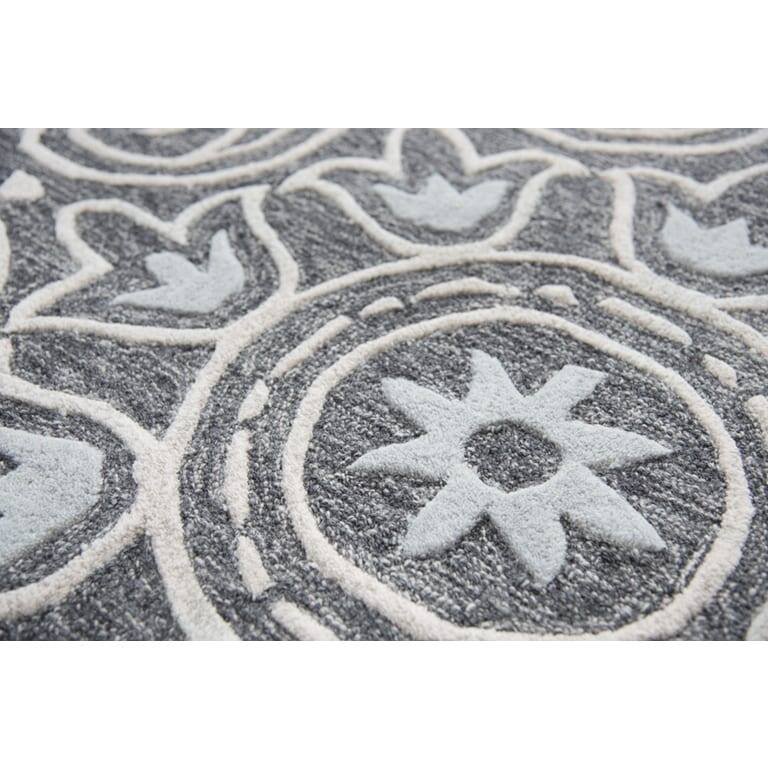 Alora Decor Lavine Hand-tufted Medallion Wool Rug