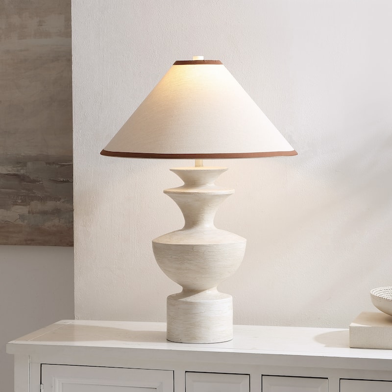 SAFAVIEH Lighting Esme 27-inch Table Lamp - 18"W x 18"D x 27"H