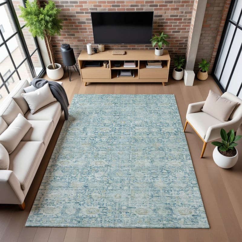 Premium Washable Super Soft Vintage Traditional Mayfield Rug