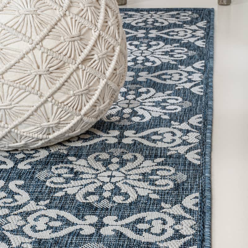 JONATHAN Y Maribel Traditional Mediterranean Tile Design Indoor/Outdoor Area Rug