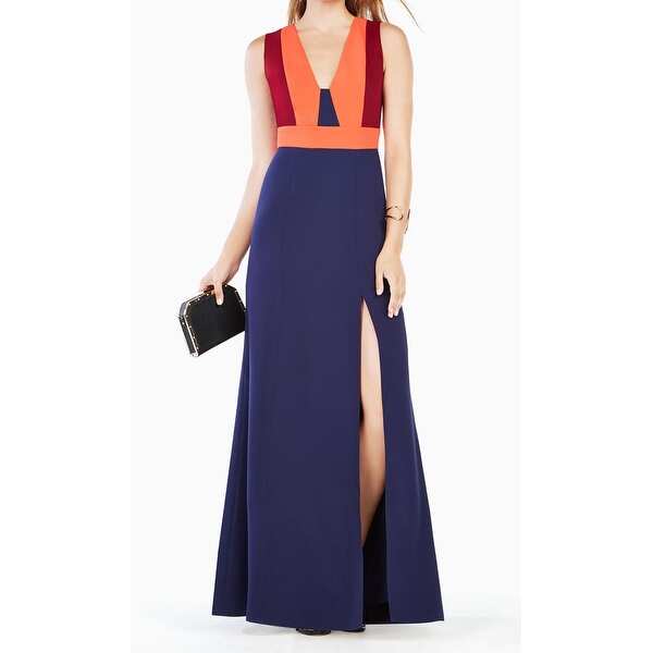 bcbg color block maxi dress