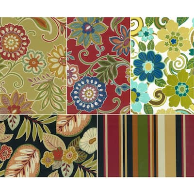 Blazing Needles 16inch Indoor/Outdoor U-Shaped Chair Cushions (Set of 4)