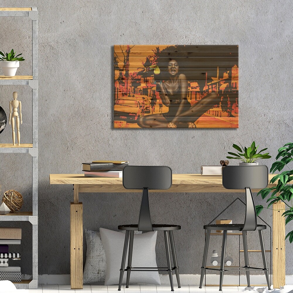 Maluco Beleza Print On Wood by Christian Beijer - Multi-Color - On Sale -  Overstock - 38305325, image size:1000x1000