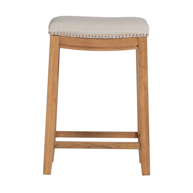 Linon Willamette Rustic Striped Counter Stool