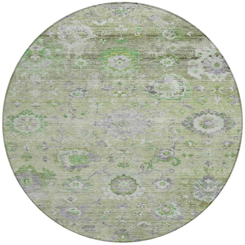 HomeRoots Floral Traditional Rectangle Outdoor Rug