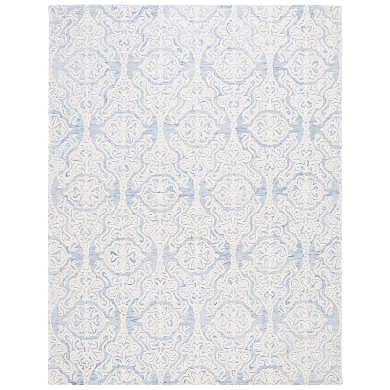 SAFAVIEH Handmade Blossom Mahalia Modern Floral Wool Rug