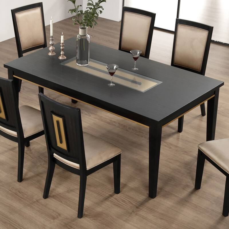 Furniture of America Nyx Modern Espresso 72-inch Wood Dining Table