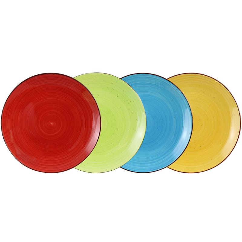 Karl 12 Piece Double Bowl Stoneware Dinnerware Set