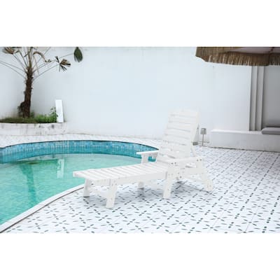 Lounge Chair Outdoor With Wood Texture (Excluding the table)