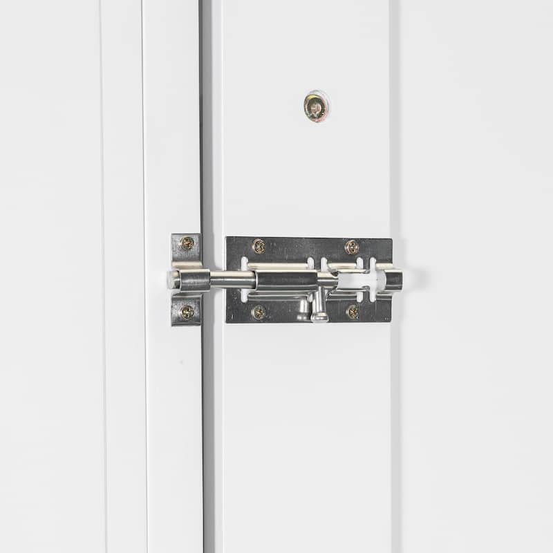 Murphy Bed Queen Size Bookcase Bed Platform Bed with Side Cabinets and 2 Drawers, Elegant French Folding Bed LED Wall Bed