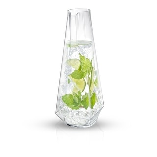 JoyJolt Infiniti Beverage Pitcher 43Oz Deluxe Glass Pitcher - 43 oz