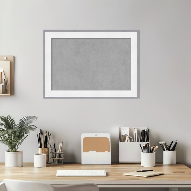 Amanti Art Maya Espresso Silver Framed