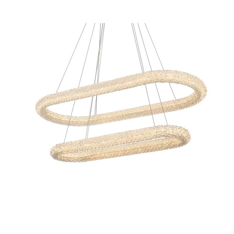 Indigo Home 42 inch Adjustable LED Chandelier
