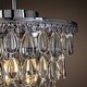 preview thumbnail 2 of 7, 3 Light Glam Crystal Tier Pendant Chandelier